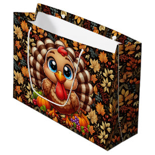 Thanksgiving Turkey Large Gift Bag