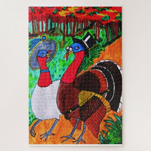 THANKSGIVING TURKEY LOVE puzzle