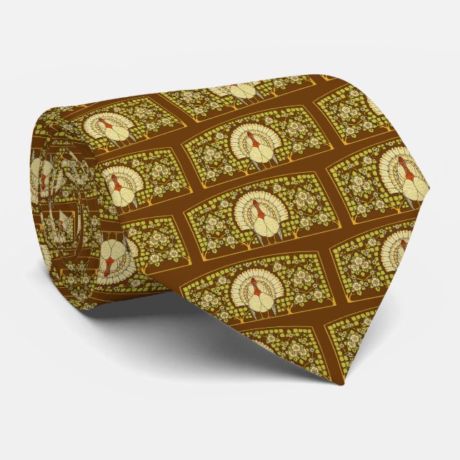 Thanksgiving Turkey Neck Tie (Rolled)
