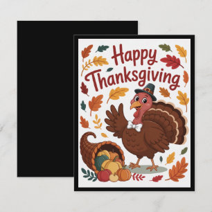 Thanksgiving Turkey Note Card