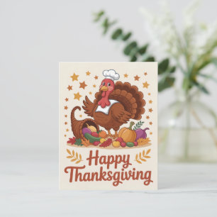 Thanksgiving Turkey Note Card