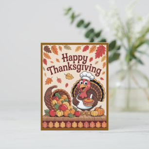 Thanksgiving Turkey Note Card