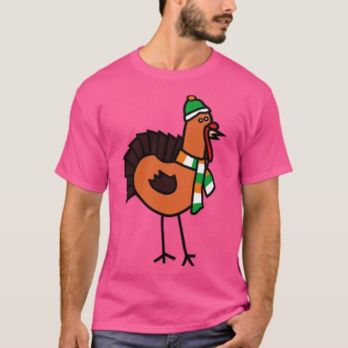 Thanksgiving Turkey on St Patricks Day T_Shirt