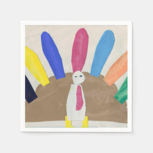Thanksgiving Turkey Paper Napkins