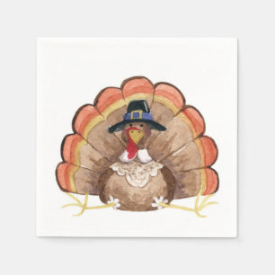 Thanksgiving Turkey Paper Napkins