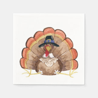 Thanksgiving Turkey Paper Napkins