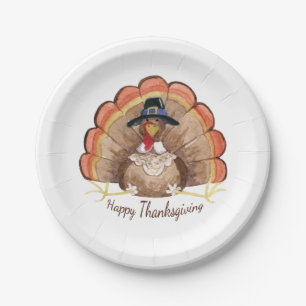 Thanksgiving Turkey Paper Plates
