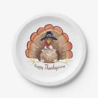Thanksgiving Turkey Paper Plates