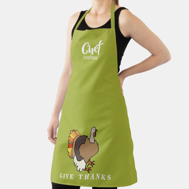 Thanksgiving  Turkey | Personalized Holiday Apron (Insitu)