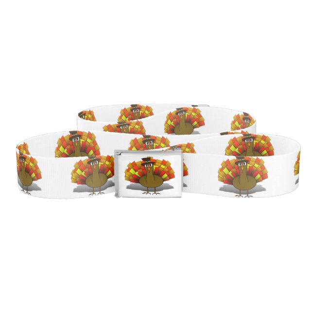 Thanksgiving  Turkey Pilgrim Belt (Zig-Zag)