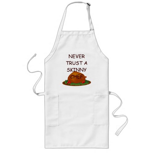 Thanksgiving Turkey Platter Skinny Chef Apron