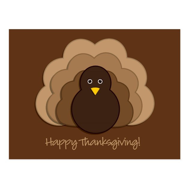 Thanksgiving Turkey Postcard