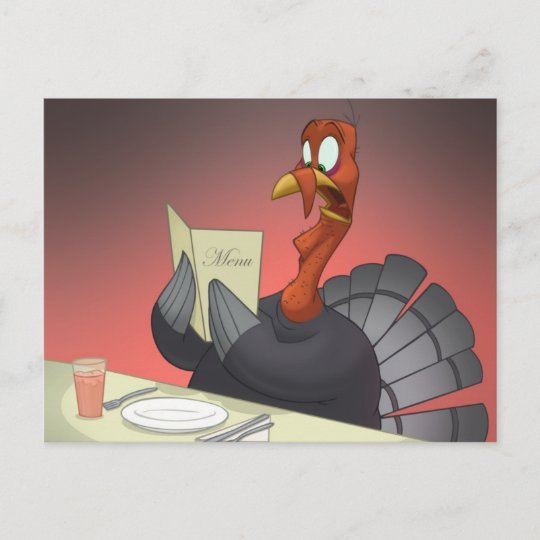 Thanksgiving Turkey Postcard