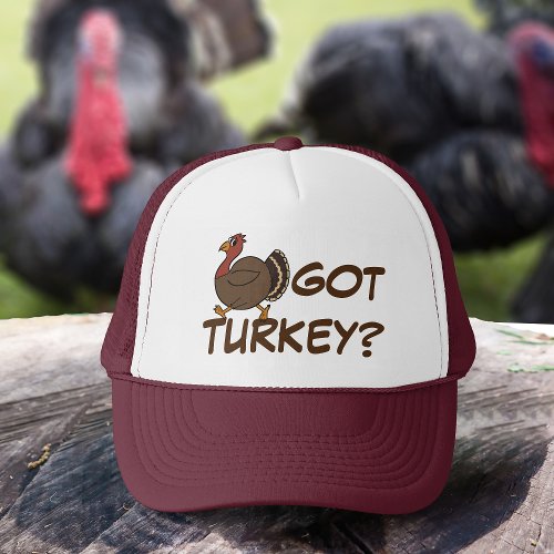 Thanksgiving Turkey Retro Trucker Hat