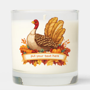Thanksgiving Turkey Scented Jar Candle