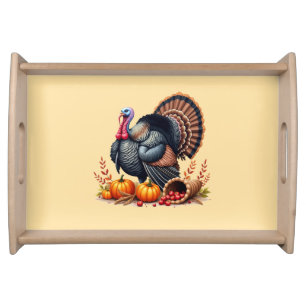 Thanksgiving Turkey Serving Tray