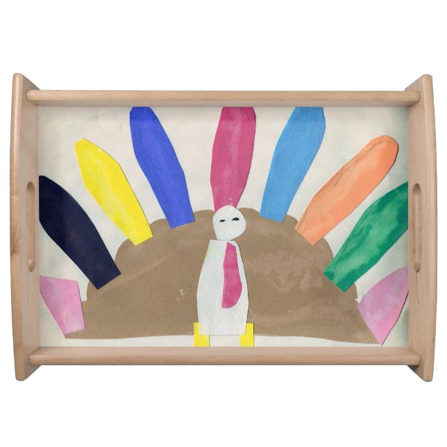 Thanksgiving Turkey Serving Tray (Front)