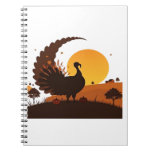 Thanksgiving Turkey Silhouette – Sunset Harvest Sc Notebook