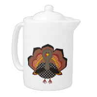 Thanksgiving Turkey Teapot