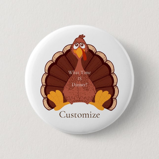 Thanksgiving Turkey Thunder_Cove   Button (Front)