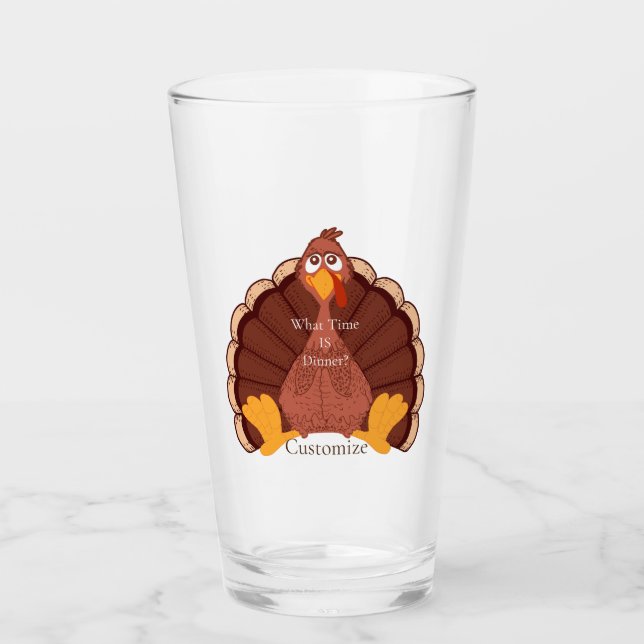 Thanksgiving Turkey Thunder_Cove   Glass (Front)