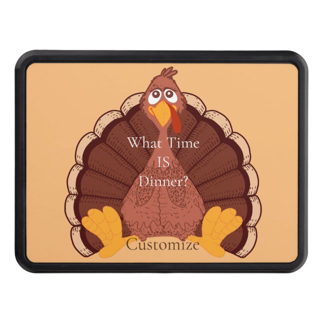 Thanksgiving Turkey Thunder_Cove   Hitch Cover (Front)