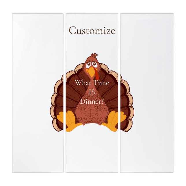 Thanksgiving Turkey Thunder_Cove   Triptych (Front)