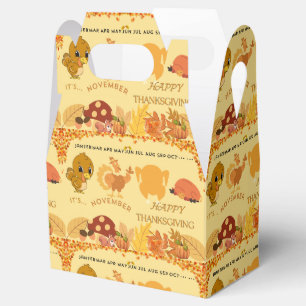 Thanksgiving Turkey to Dinner Fun design Favor Boxes