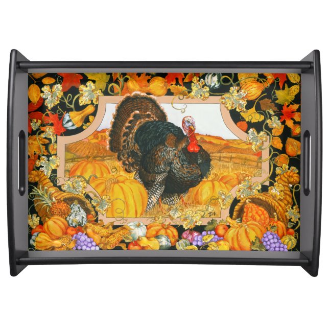 Thanksgiving Turkey Tray (Front)