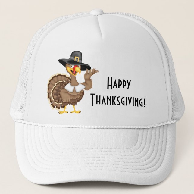 Thanksgiving Turkey Trucker Hat (Front)