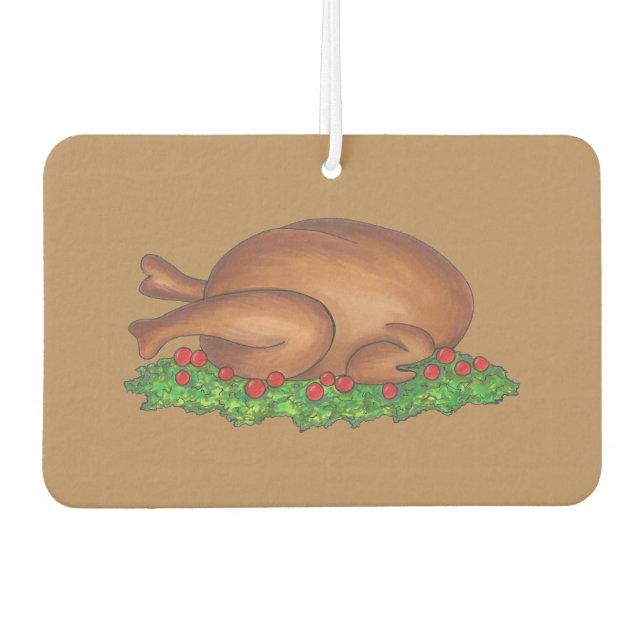 Thanksgiving Turkey w/ Cranberries Dinner Foodie Air Freshener