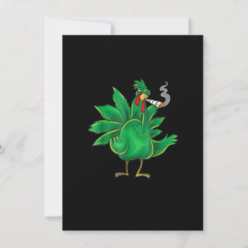 Thanksgiving Turkey Weed Tshirt Pot Smoker T For M Invitation