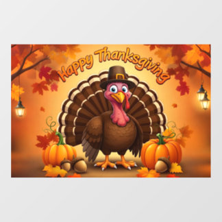 Thanksgiving Turkey Window Cling
