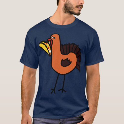 Thanksgiving Turkey with Taco T_Shirt