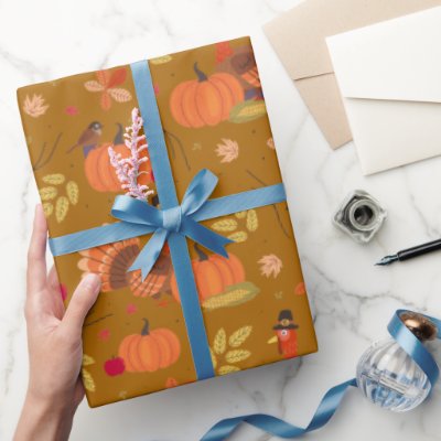 Thanksgiving Turkey  Wrapping Paper