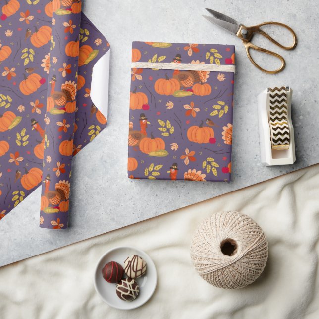 Thanksgiving Turkey  Wrapping Paper (Crafts)