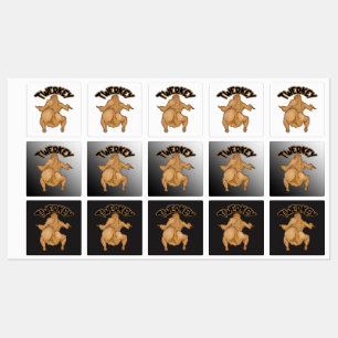 Thanksgiving Twerkey Labels