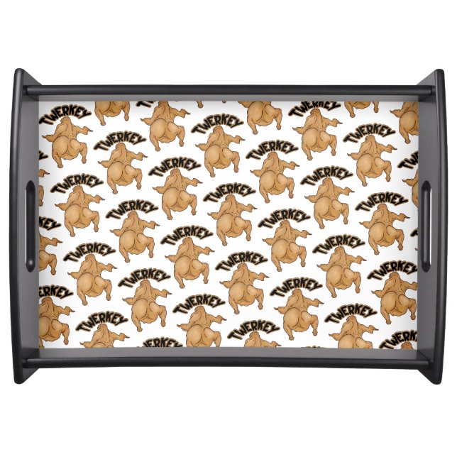 Thanksgiving Twerkey Serving Tray (Front)