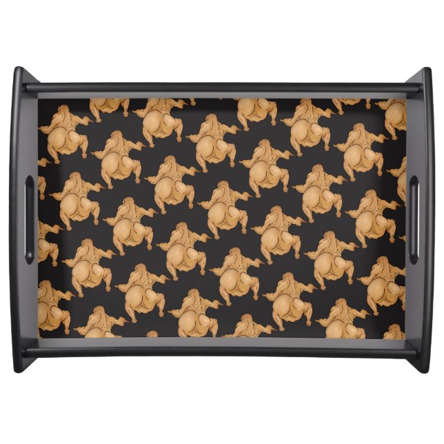 Thanksgiving Twerkey Serving Tray (Front)