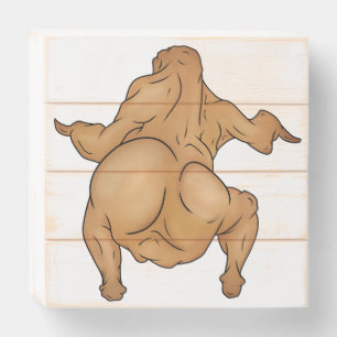 Thanksgiving Twerkey Wood Box Sign
