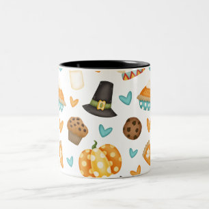 Thanksgiving Two-Tone Coffee Mug