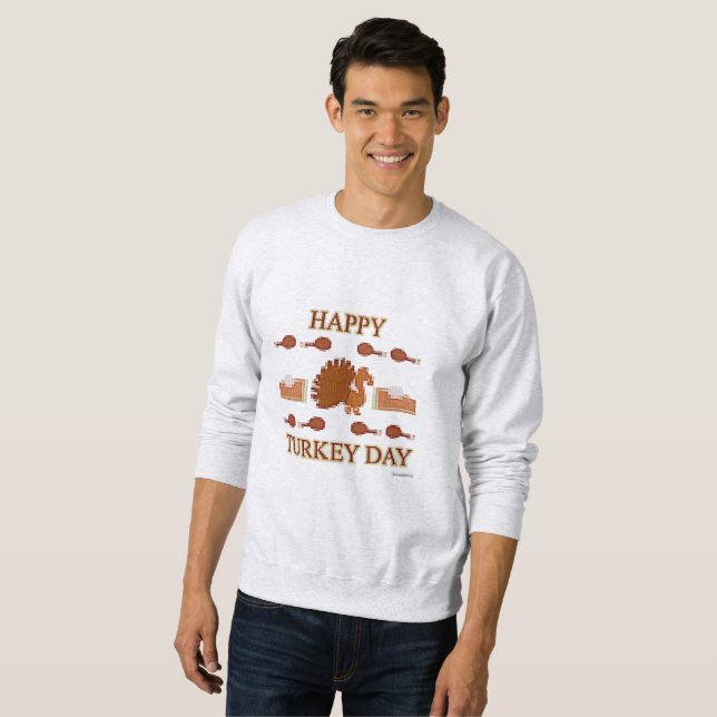 Thanksgiving Ugly Funny Novelty Sweater (Front Full)