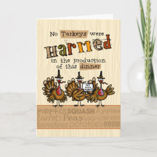 Thanksgiving Vegetarian Dinner Invitation