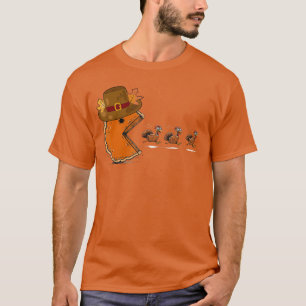 Thanksgiving Video Game Eating Turkey Gamer Men Wo T-Shirt