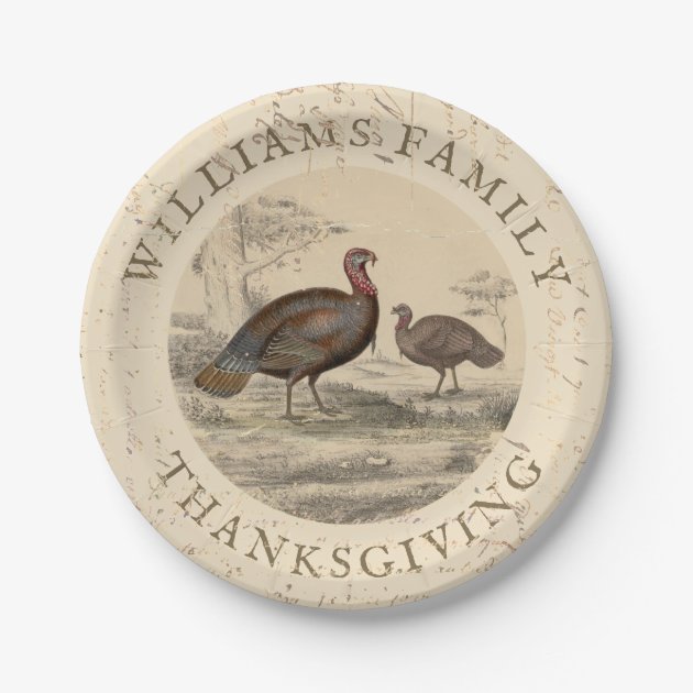 thanksgiving paper plates