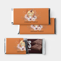 Thanksgiving Watercolor Floral Pumpkin Rustic