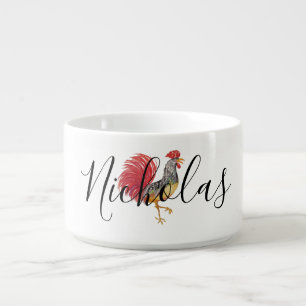 Thanksgiving Watercolor Pumpkins Personalized Bowl