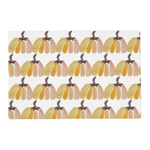 Thanksgiving Watercolor Pumpkins Placemat