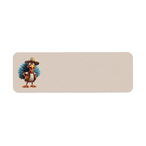 Thanksgiving Western Turkey Address Labels