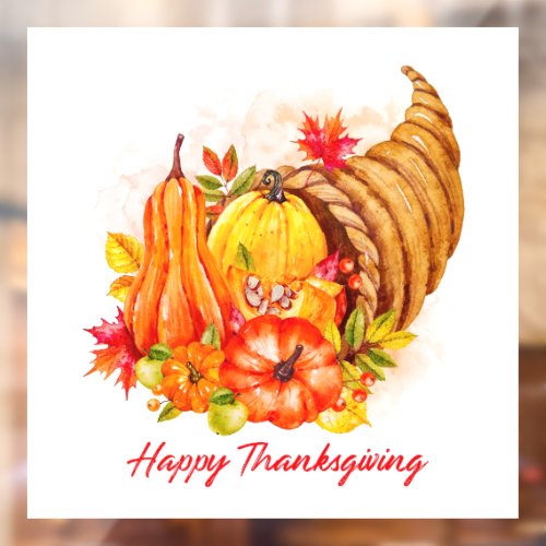 Thanksgiving  Window Cling